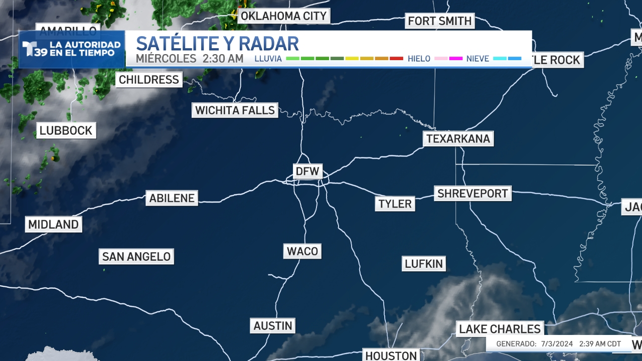 Satélite y Radar - Norte de Texas
